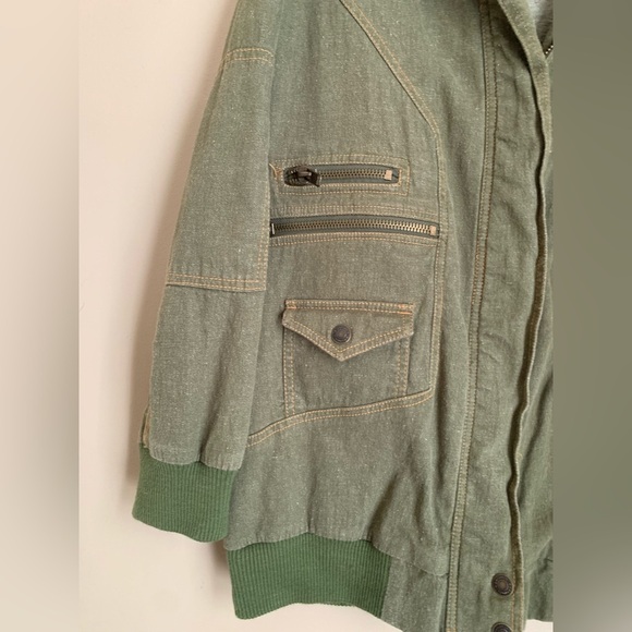 Denim 24/7 jean jacket zippers green moto vintage y2k 90’s
Spring coat - Picture 2 of 12